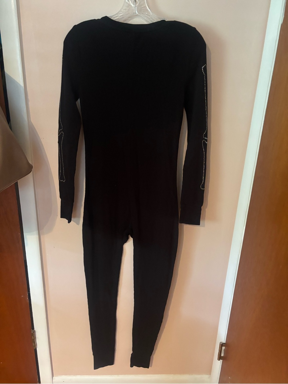 Victoria Secret Halloween Skeleton Thermal Onesie Jewels Bedazzled Women’s Small - Picture 4 of 4